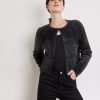 Knitwear TAIFUN | Wollig Gebreid Vest Met Pailletjes
