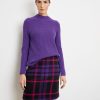 Knitwear GERRY WEBER | Ribgebreide Trui Met Turtleneck En Kasjmier