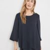 Blouses GERRY WEBER | Blouse Met 3/4-Mouwen En Laagjeslook