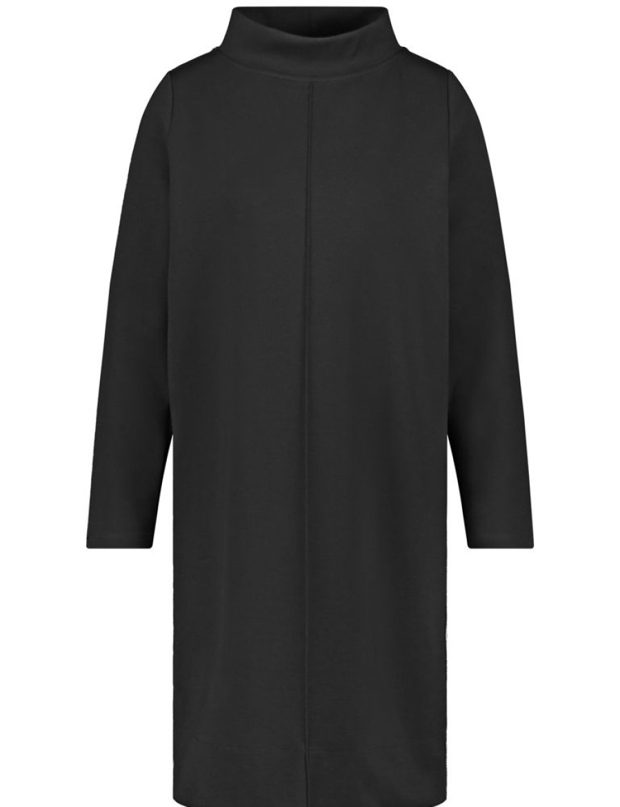 Jurken GERRY WEBER | Casual Jurk Van Light Scuba Met Kettingborduursel