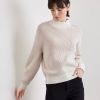 Knitwear TAIFUN | Ribtrui Met Glinstereffect